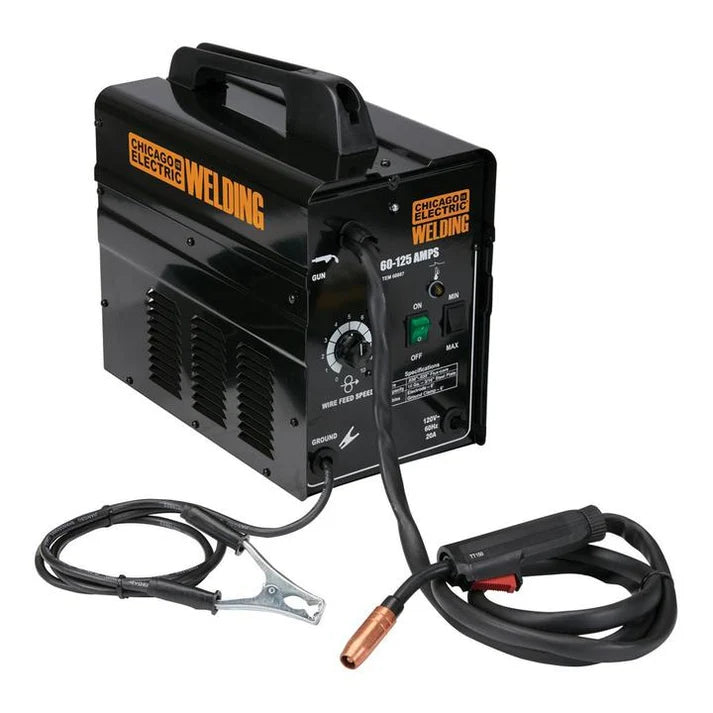 Maquina de Soldar / Soldadora FCAW (Flux Core) – 125 Amp, Chicago Electric