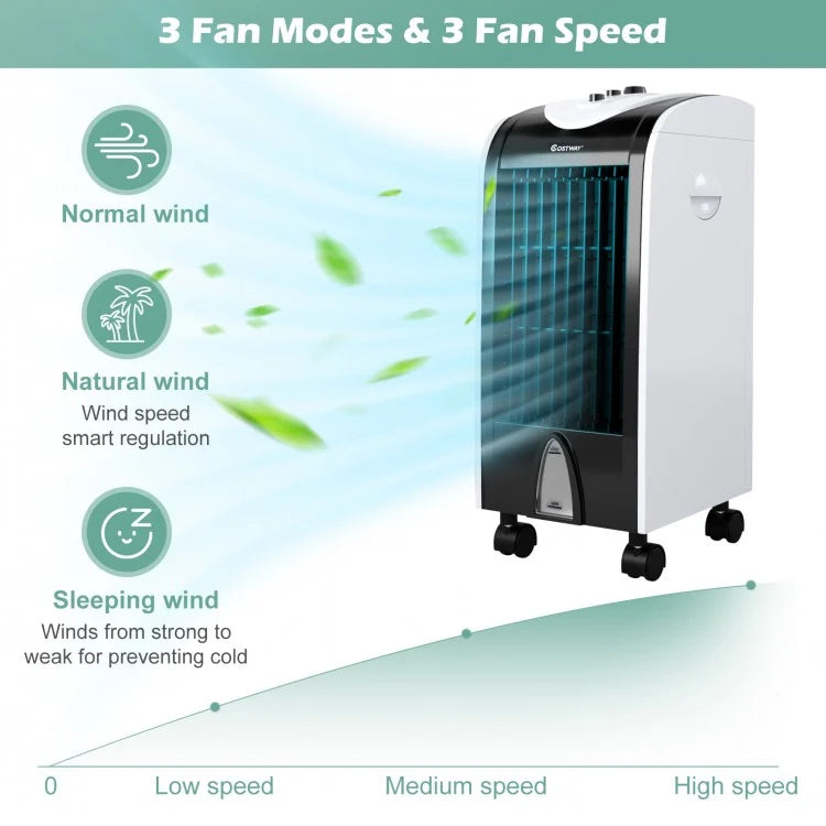 Enfriador de aire Costway 3-en-1 – Torre con Temporizador