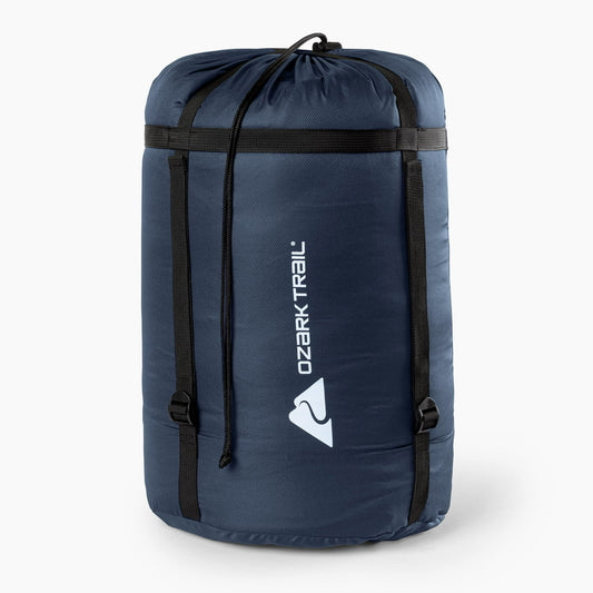 Sleeping bag/Saco de dormir de 40F con peso (5.45 kilos en total, 3.2 kilos en la capa superior) Ozark Trail