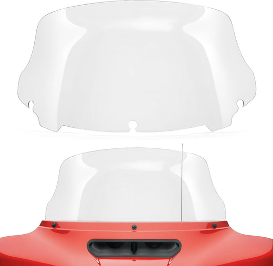 Parabrisas Curveado de 10-pulgadas para Harley Davidson Touring 2014-2023