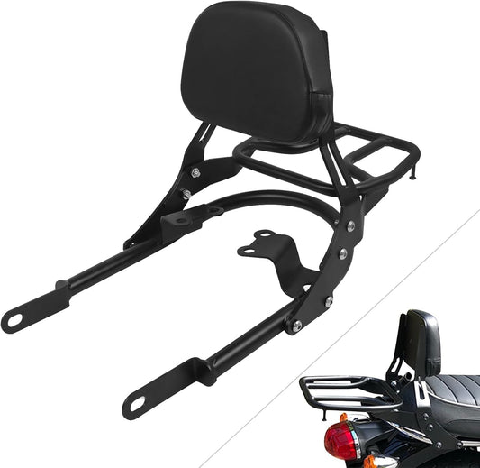 Rack porta equipaje con respaldo para Triumph Bonneville 2017-22 – Estilo y Comodidad Extra