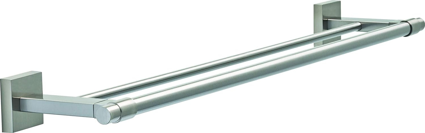 Soporte para paños de baño de doble barra. Franklin Brass