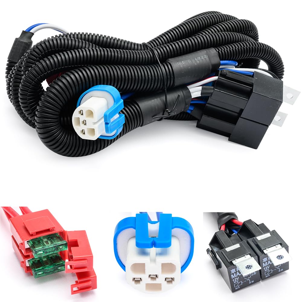 Arnés de cableado para focs delanteros LED para modelos FORD. NSLUMO HB5 9007