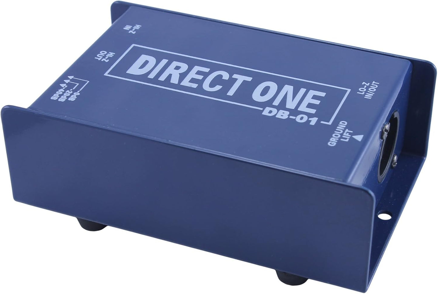Caja directa pasiva para dividir y balancear cables, salidas XLR y TRS, con tierra y atenuación