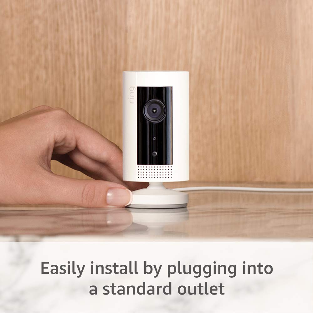 Camara de seguridad para interiores HD, con comunicación bidireccional. Ring