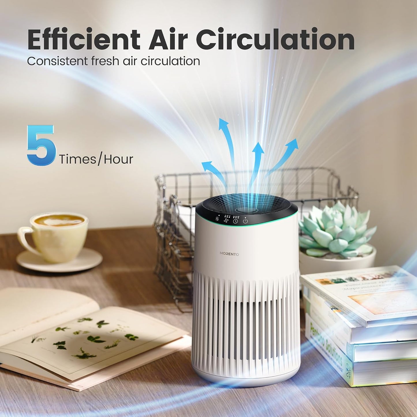 Purificador de aire pequeño, con aroma terapia. MORENTO
