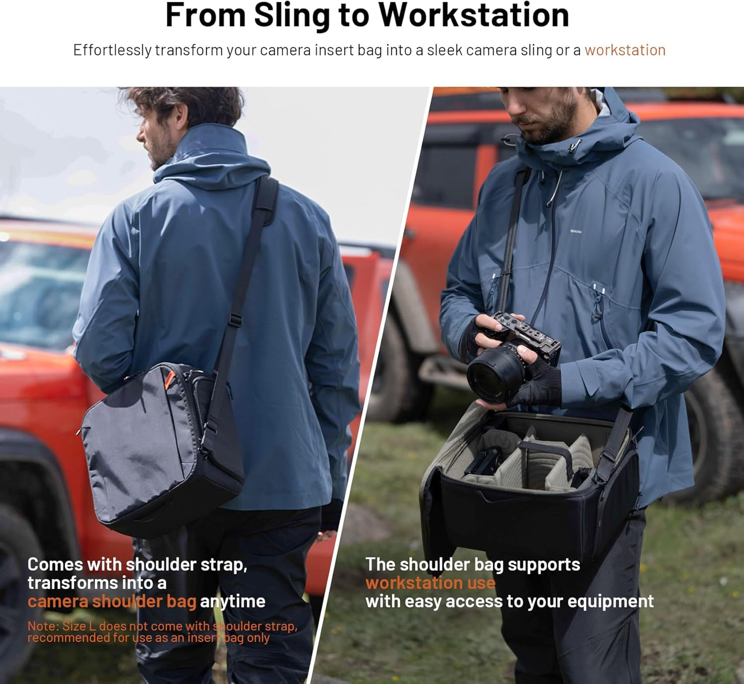 Bulto impermeable para equipo fotografico y video, con inserto modular – PGYTECH OnePro Flex 40L M