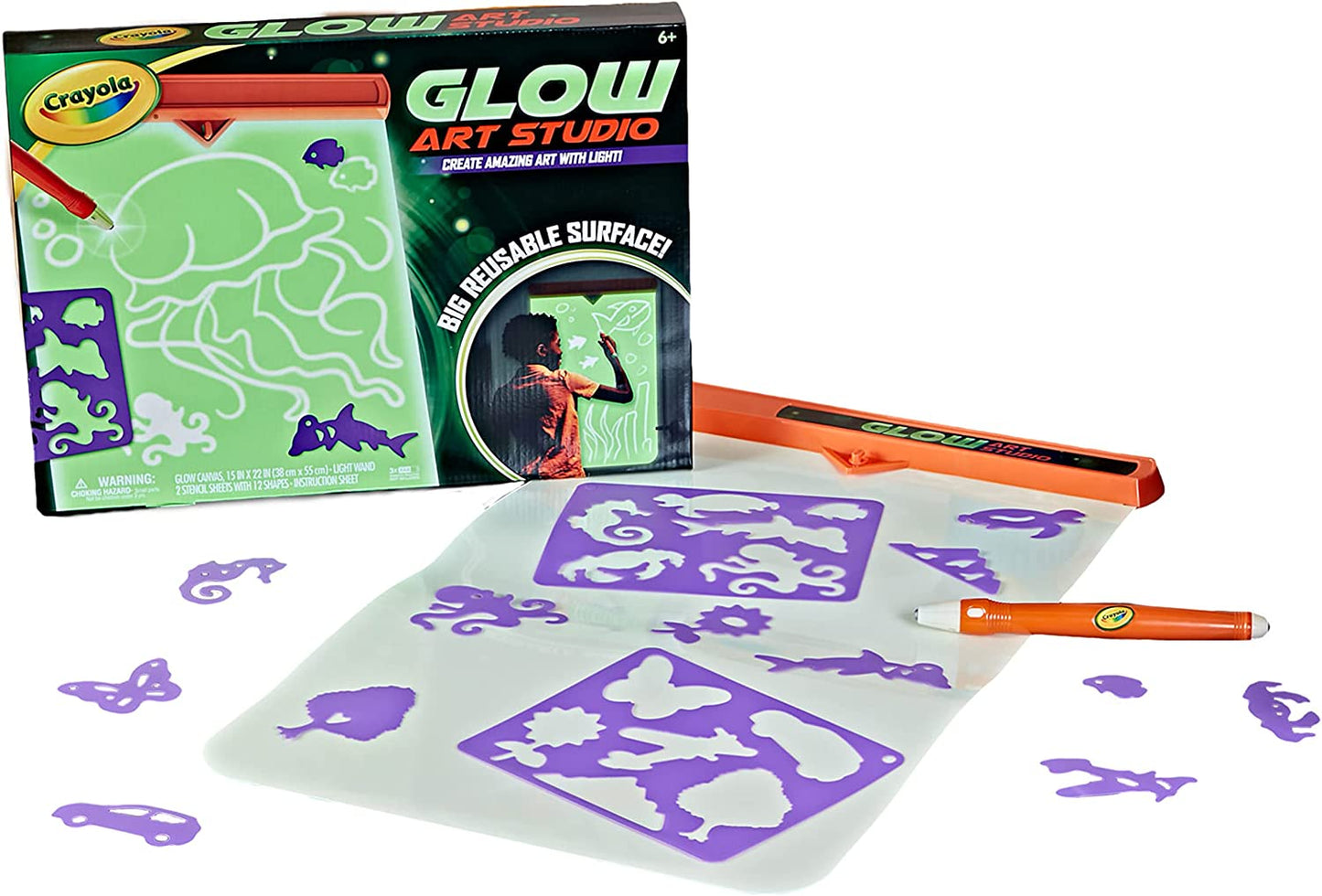 Lienzo de Neon-Glow Art Studio Crayola