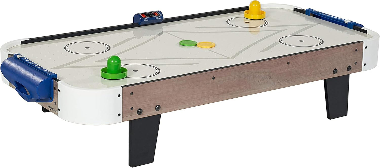Mesa de hockey de aire para niños.