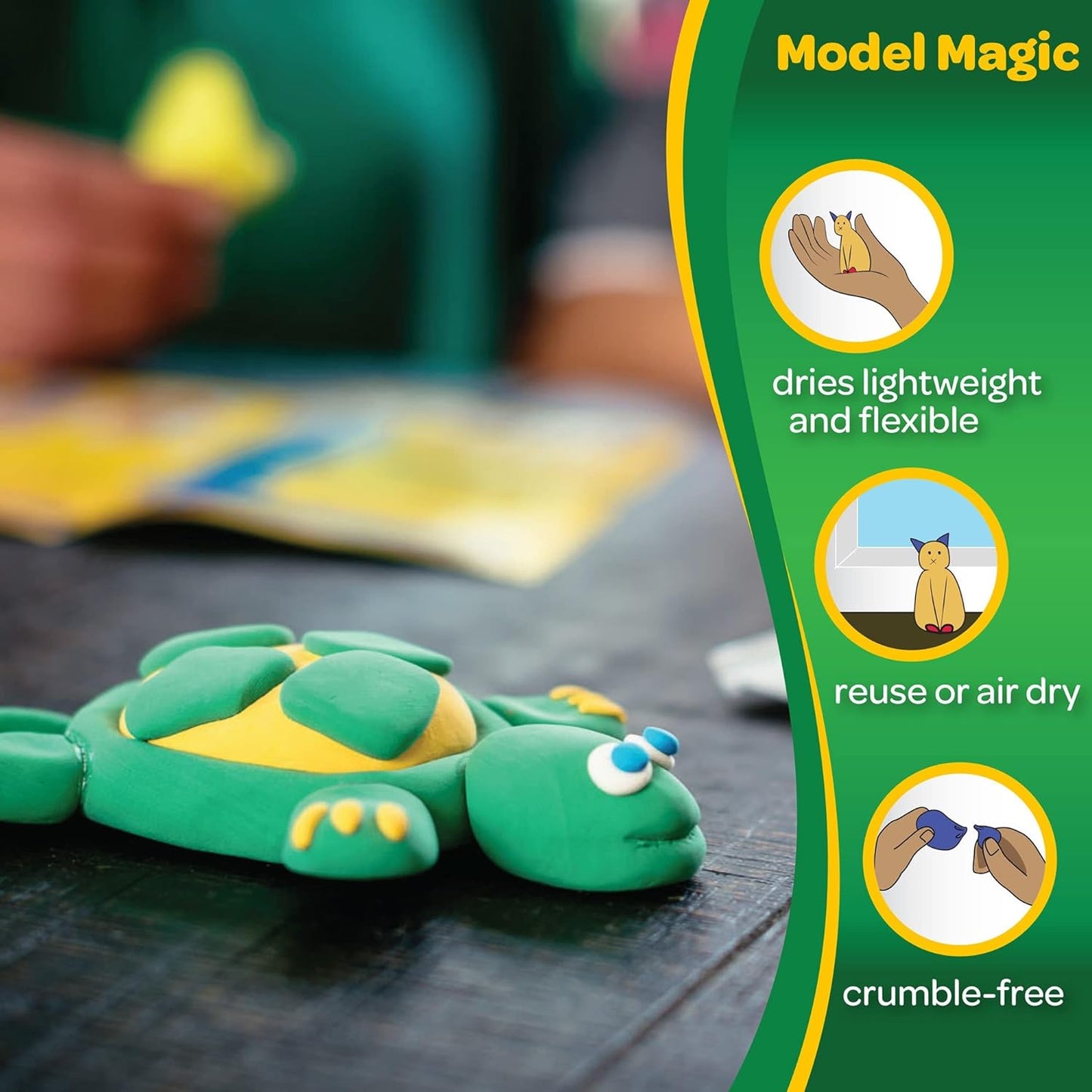 Masa blanca para moldear. Crayola Model Magic