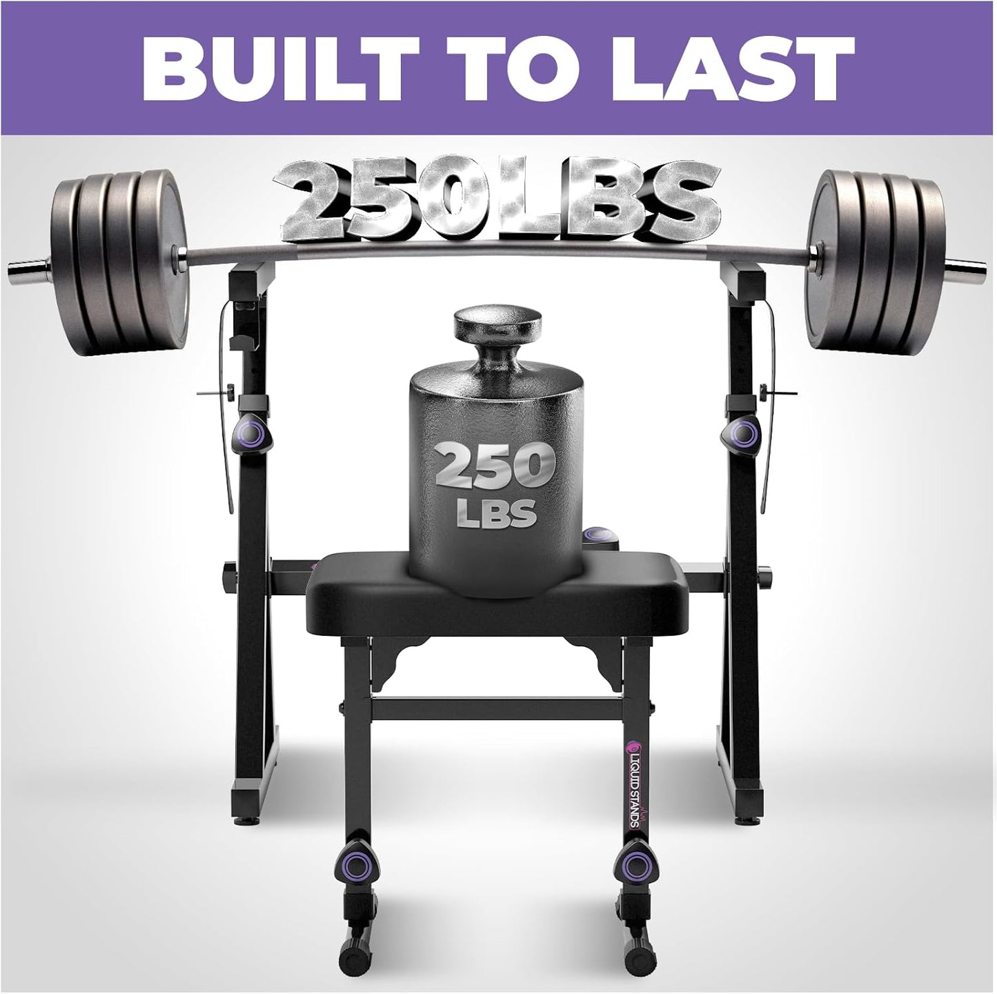 Juego de stand y asiento para pianos de 54 hasta 88 teclas, ajustable, heavy dutty. Liquid Stands