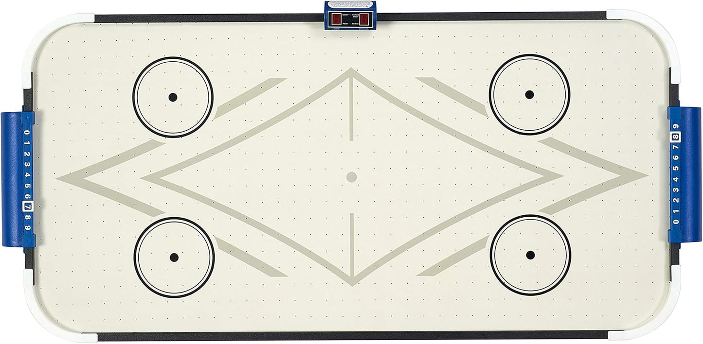 Mesa de hockey de aire para niños.