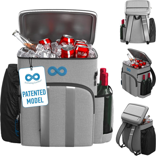 Hielera tipo bulto, mochila enfriadora con capacidad hasta 54 latas. Everlasting Confort