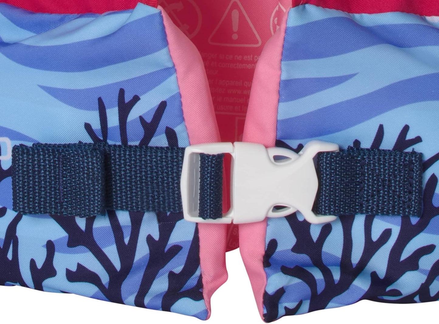 Chaleco flotador para niña de 15-25 kilos, color rosa. Speedo