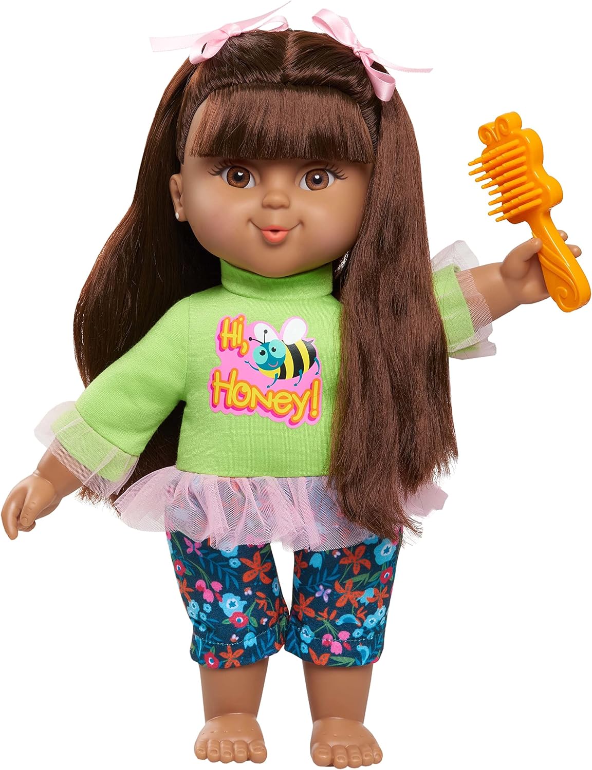 Muñeca suave de 37 centimetros con peine. Positively Perfect, Stellla.