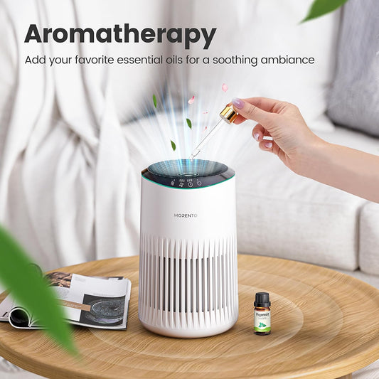 Purificador de aire pequeño, con aroma terapia. MORENTO