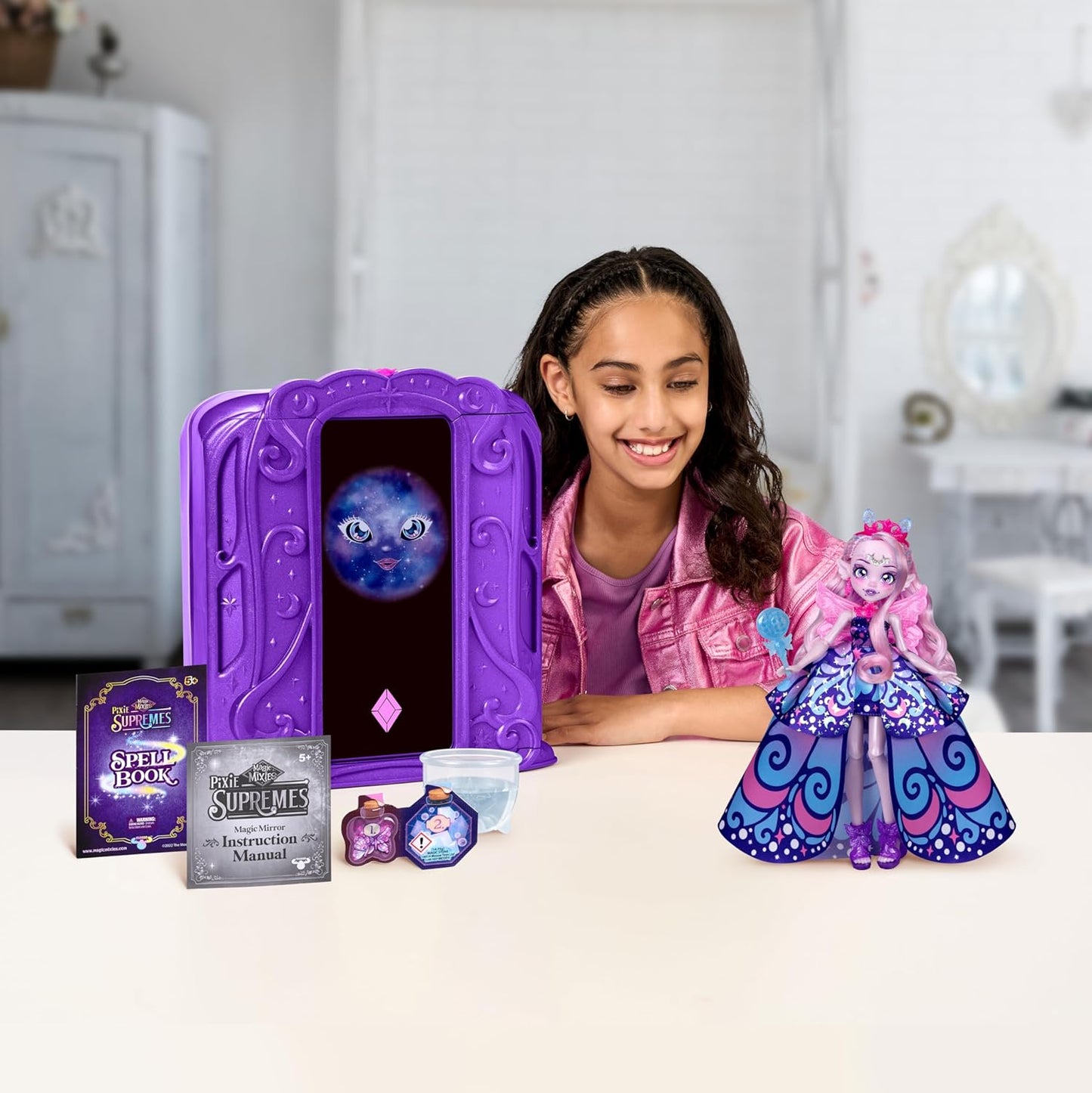 Muñeca espejo mágico Luna The Butterfly Magic Mixies, Pixie Supremes