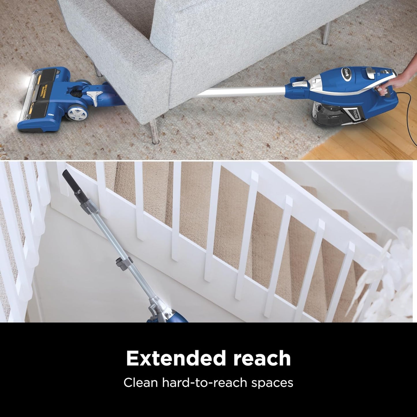 Aspiradora de mano y piso multifucional con multiples accesorios. Shark Rocket