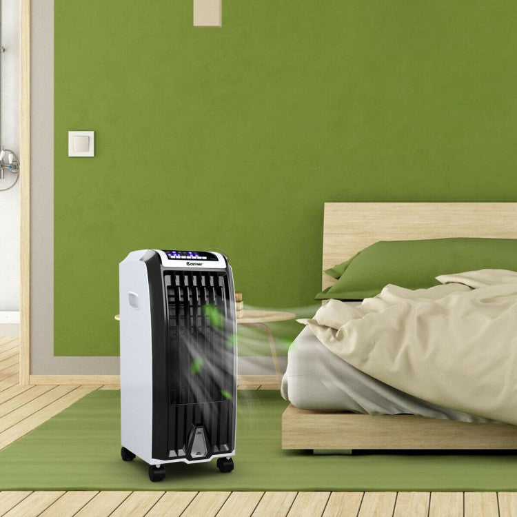Enfriador de aire portátil 3 modos con temporizador 58×37×90 cm – Costway