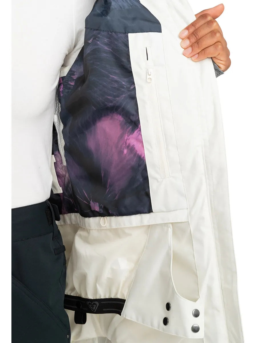 Suéter/Chaqueta Roxy Quinn Primaloft Luxe, impermeable, con tecnología DryFlight® 10K e HydroSmart, talla M