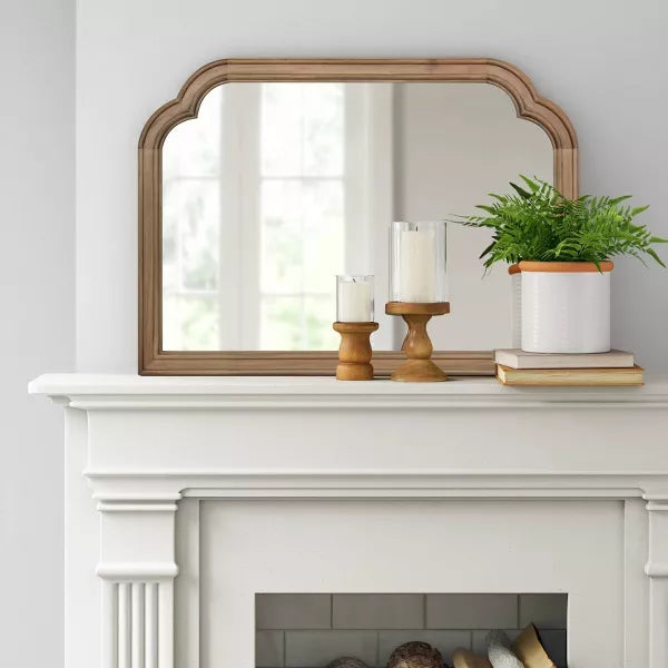 Espejo con borde de madera estilo French Country, 91.5cms x 66cms. Threshold