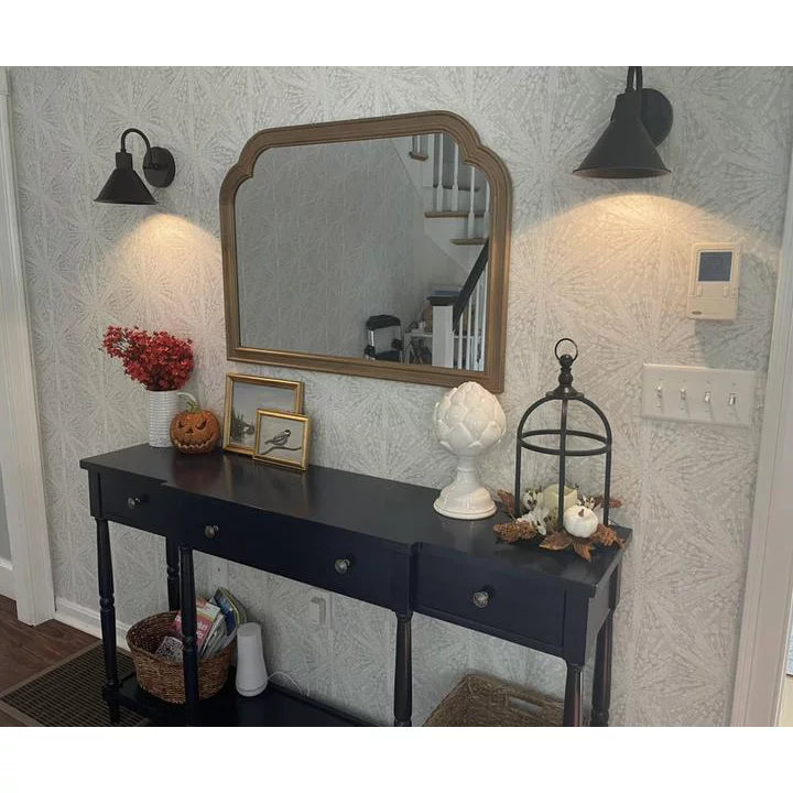 Espejo con borde de madera estilo French Country, 91.5cms x 66cms. Threshold