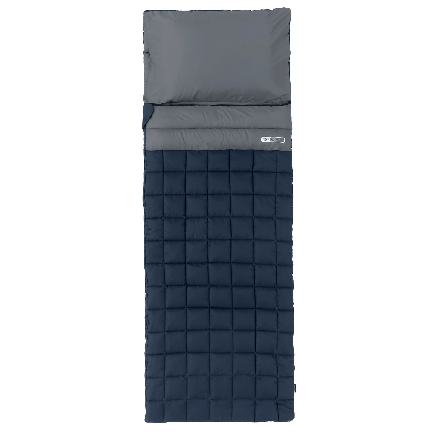 Sleeping bag/Saco de dormir de 40F con peso (5.45 kilos en total, 3.2 kilos en la capa superior) Ozark Trail