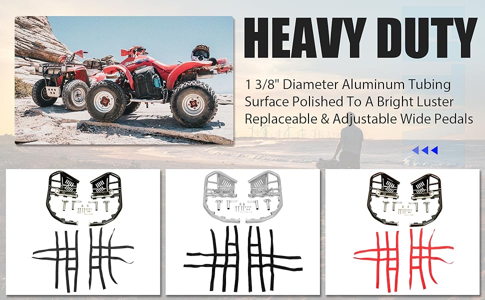 Nerfbars para cuadraciclo Honda TRX 400EX y 400X, compatible con cualquier año