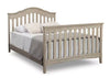 Cuna Convertible 6-en-1 estilo Farmhouse color café texturizada – Delta Children