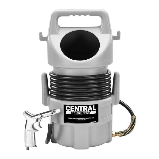 Kit para Chorreado Abrasivo (Sandblasting) Portátil CENTRAL MACHINERY – 50 lb