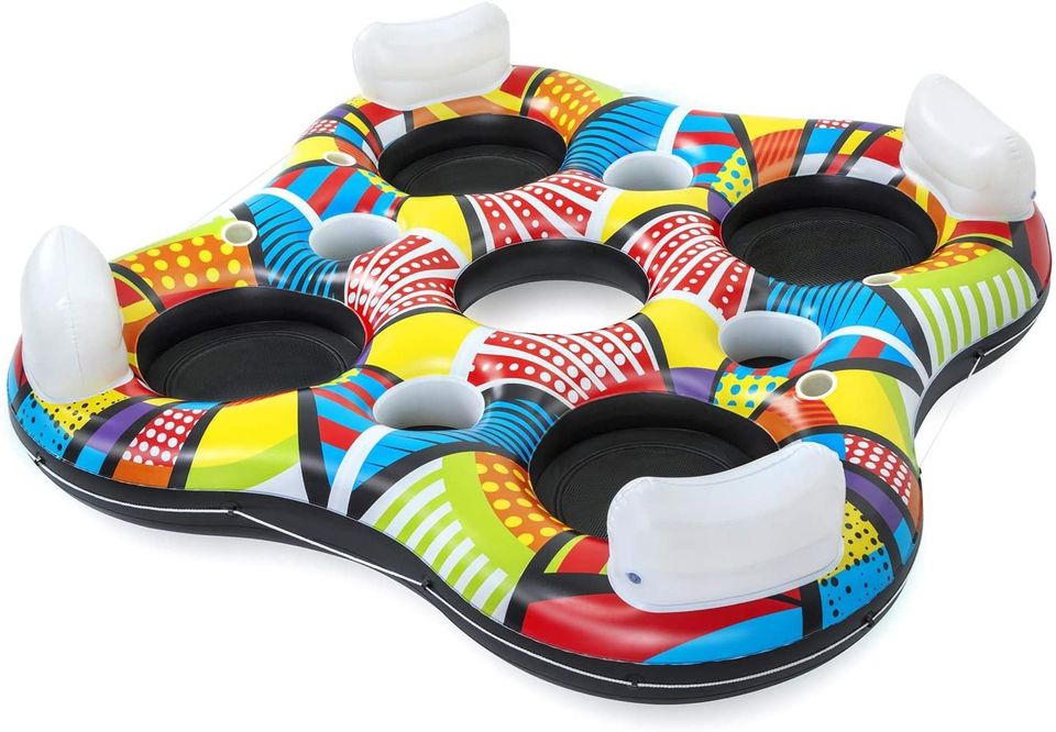 Balsa inflable para 4 personas.