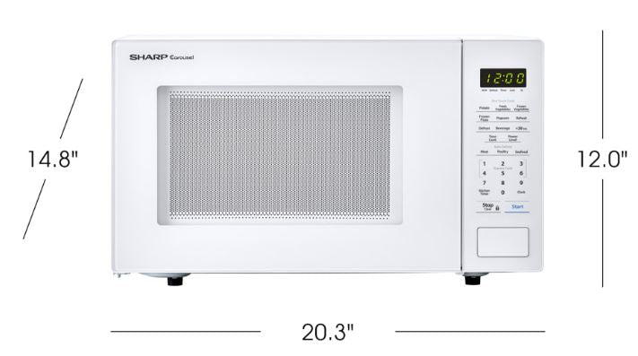 Horno microondas blanco Sharp
