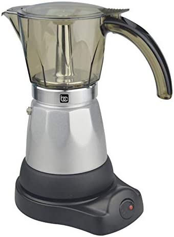 Cafetera italiana eléctrica de 6 tazas, Bene Casa.
