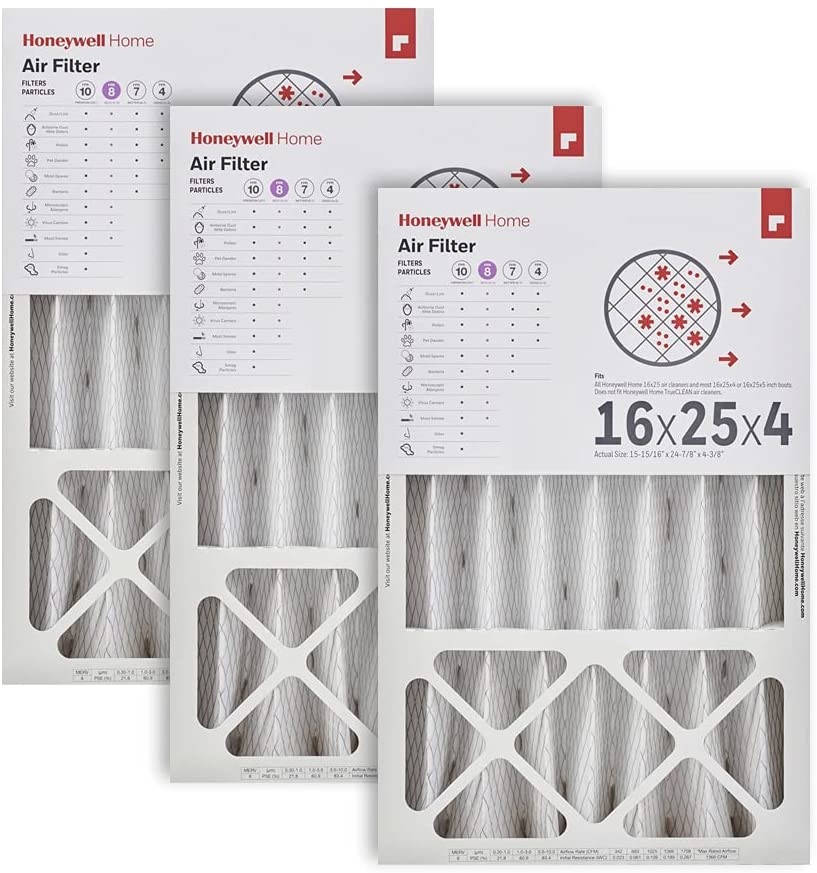 Filtro de aire Honeywell Home MERV 8 16x25x4