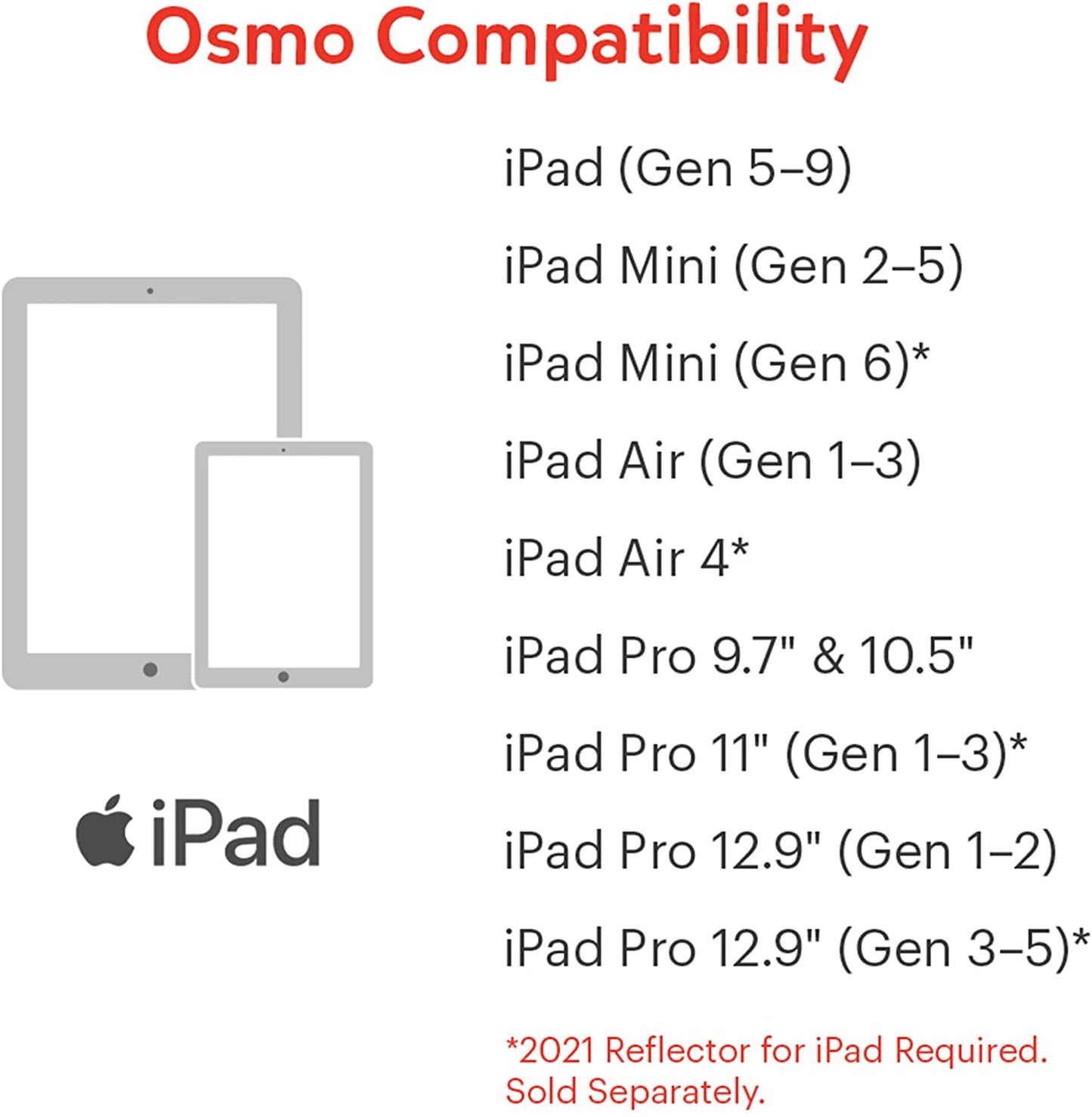 Juegos educativos de aprendizaje Osmo - Little Genius Starter Kit para iPad.