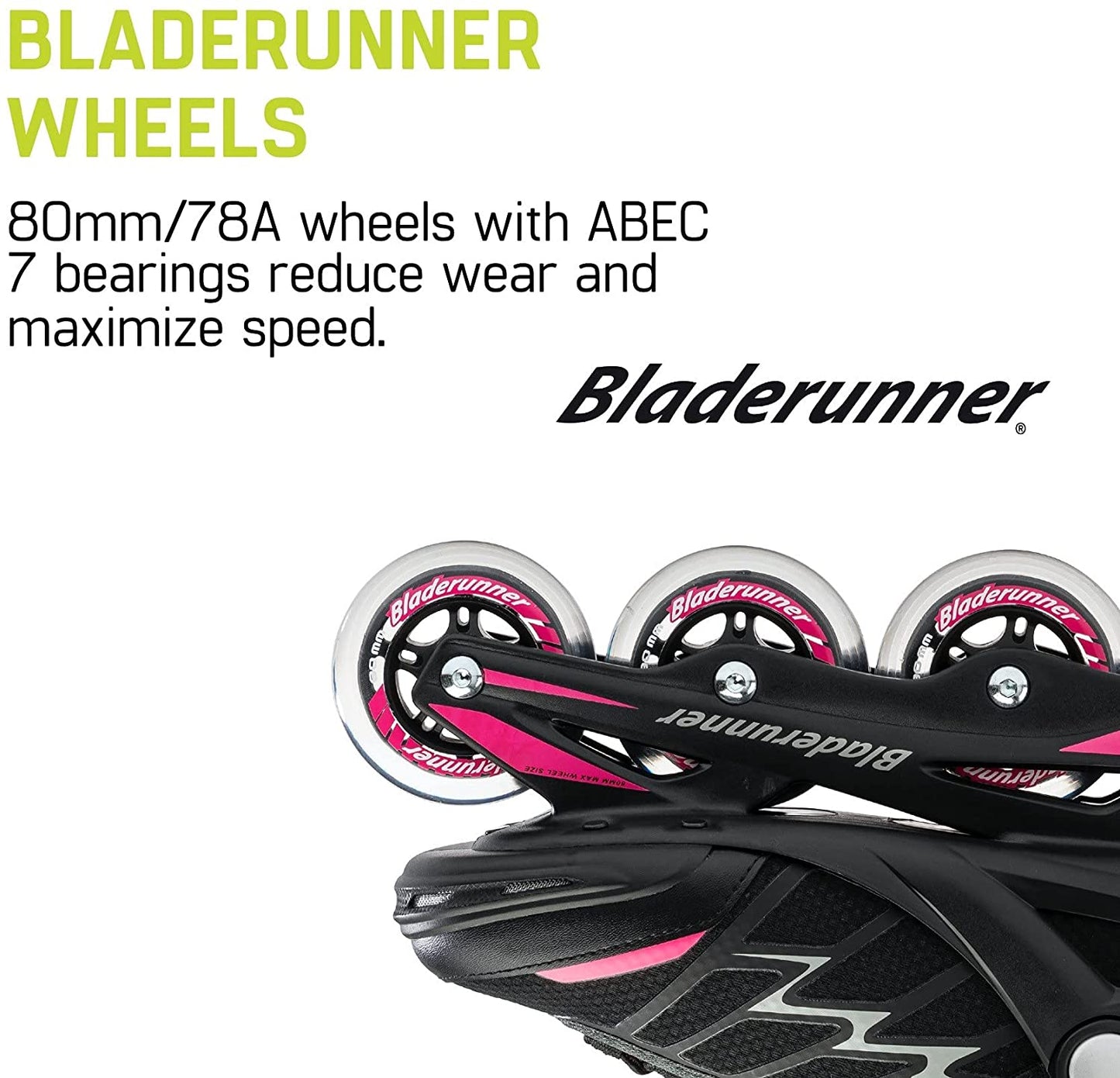 Patines en línea para mujer talla 9. (Bladerunner)