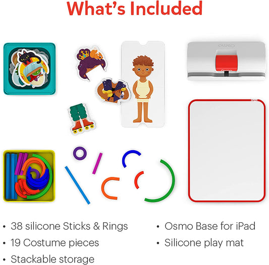 Juegos educativos de aprendizaje Osmo - Little Genius Starter Kit para iPad.