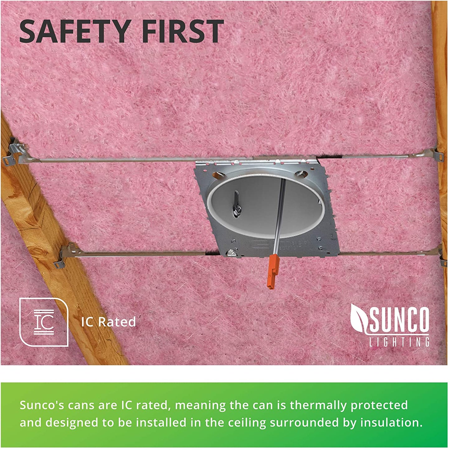 Carcasa para iluminación LED empotrada.