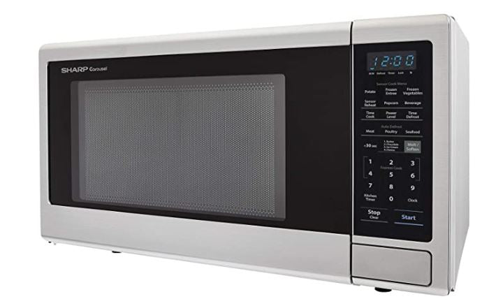 Microondas grande de 2.2 de acero inoxidable. Sharp