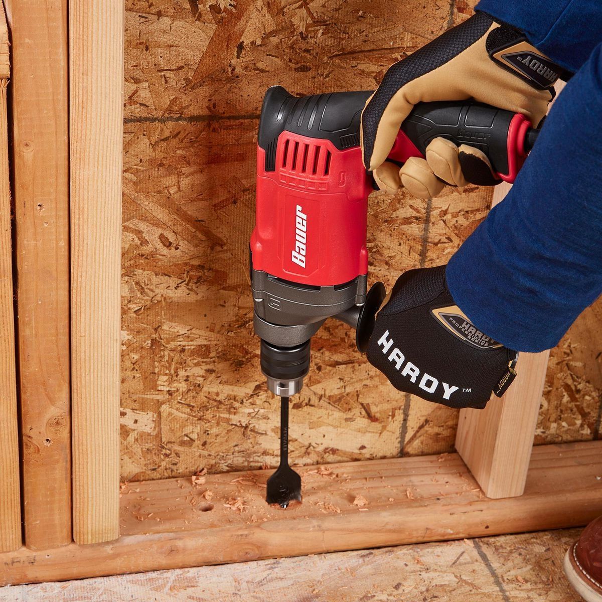 Taladro Percutor de 1/2" – 7.5 Amp, BAUER