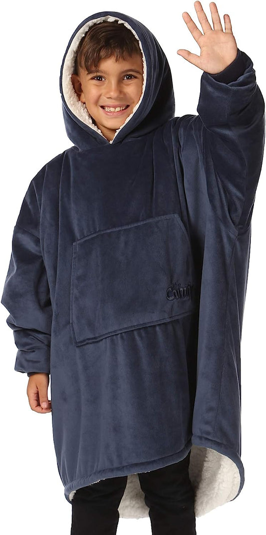 Hoddie extra grande para el frio, afelpado por dentro para niños -The Comfy Original Jr.
