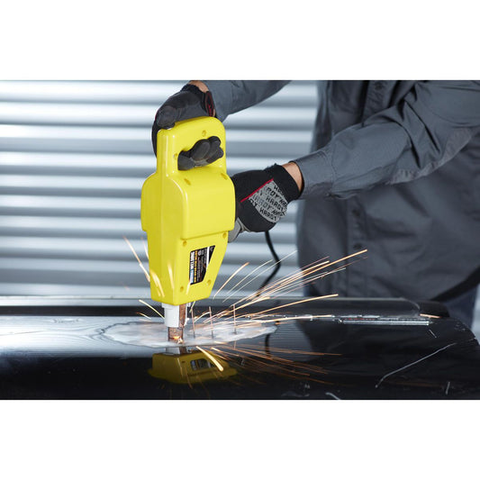 Kit de reparación de abolladuras con soldador de perno y martillo de extracción. Chicago Electric