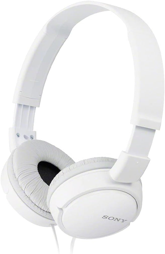 Audifonos de cable, color blanco, Sony MDR-ZX110