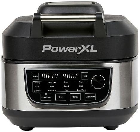 Freidora de aire/Parrilla Multifuncional 12 en 1 de 5.7L. PowerXL Grill Combo Plus
