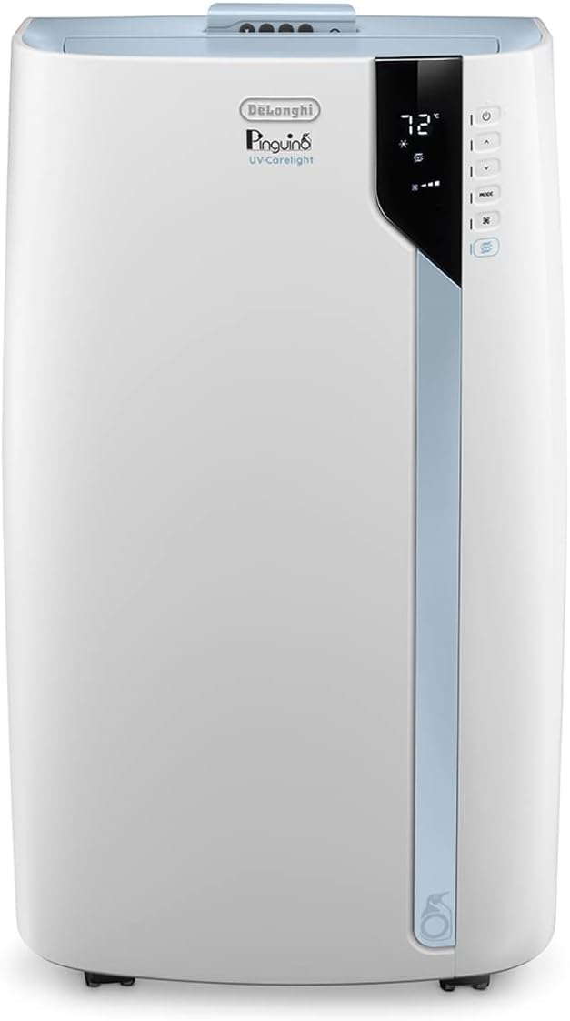 Aire Acondicionado Portátil 3-en-1 de 14,000 BTU, AC/Ventilador/Deshumidificador. De’Longhi