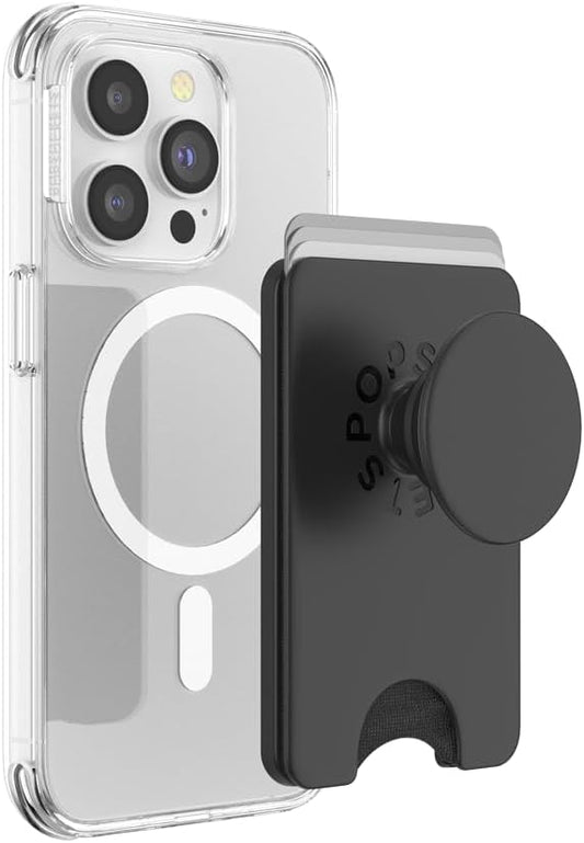 Tarjetero mágnetico Magsafe con Pop Socket para celulares. Pop Wallet de Pop Socket