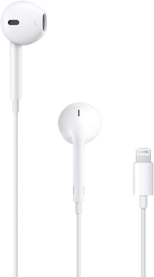 Earpods con conector lightning. Audifonos con cable para Iphones. Apple