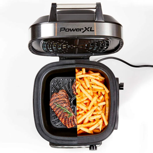 Freidora de aire/Parrilla Multifuncional 12 en 1 de 5.7L. PowerXL Grill Combo Plus