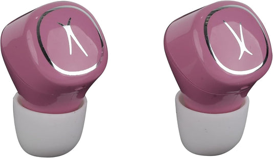 Audifonos de pastilla inálambricos, impermeables, con estuche de carga, color rosado. Altec NanoPods