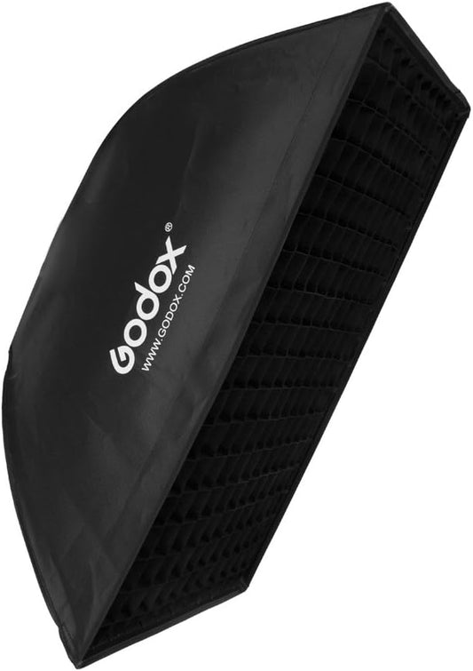 Caja de luz/Softbox rectangular 60 × 90 cm con rejilla Honeycomb y montura Bowens – Godox